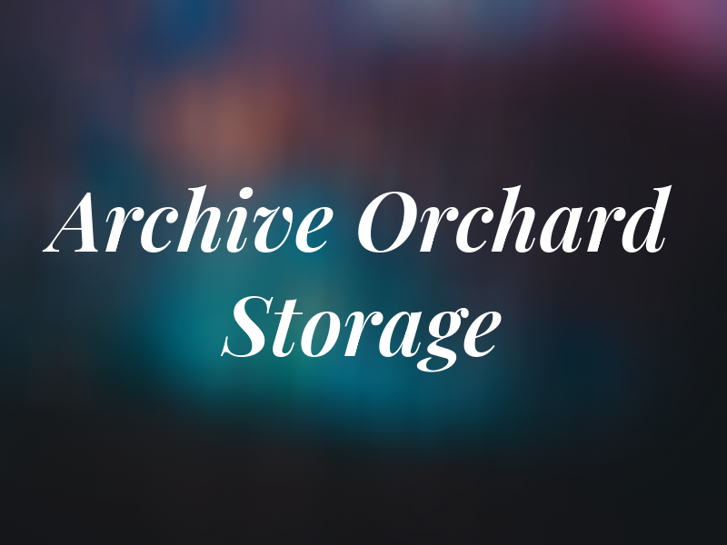 Archive Orchard Storage UK