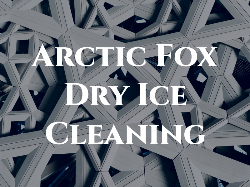 Arctic Fox Dry Ice Cleaning