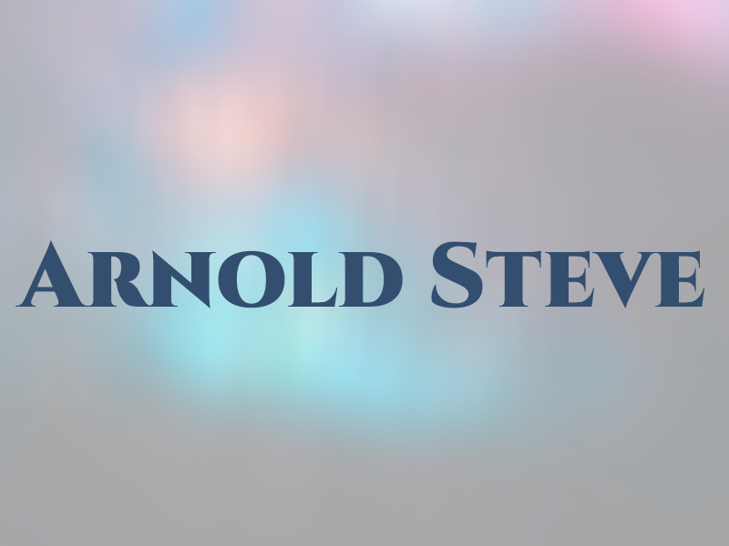 Arnold Steve