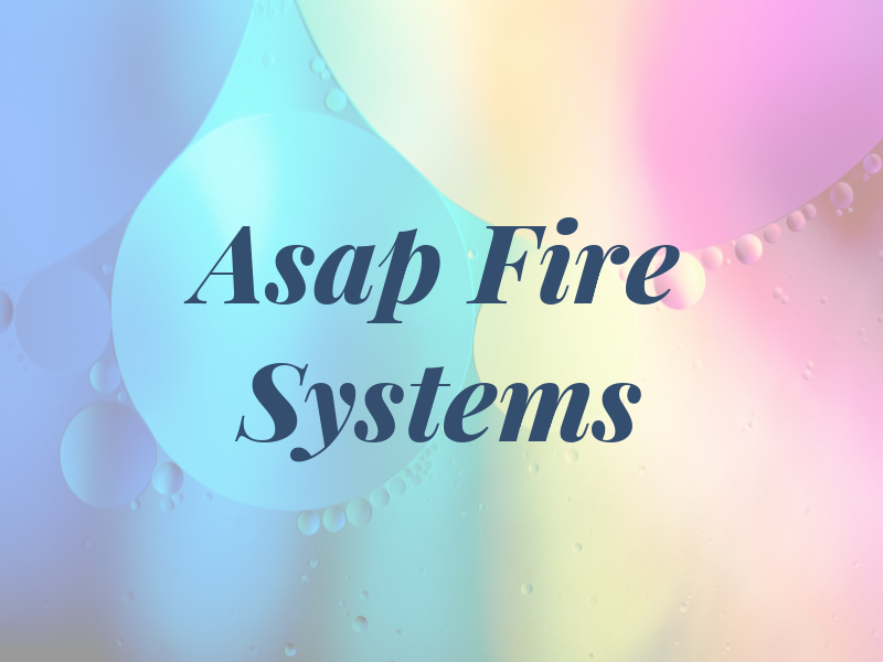 Asap Fire Systems Ltd