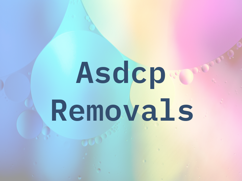 Asdcp Removals