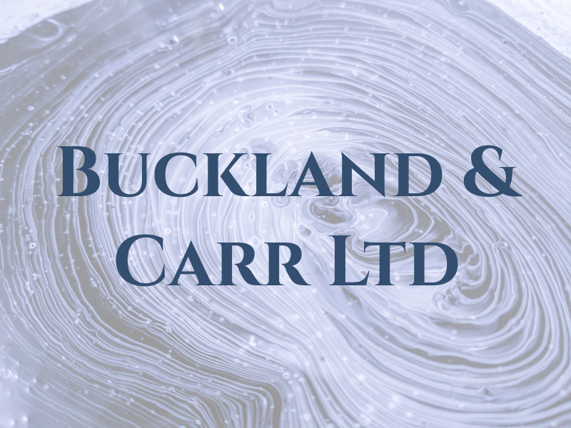 Buckland & Carr Ltd