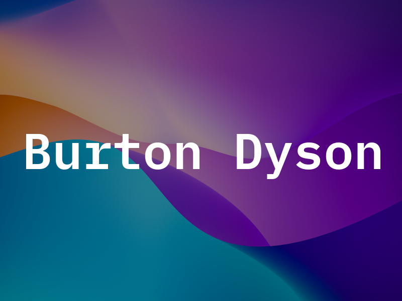 Burton Dyson