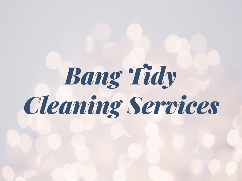 Bang Tidy Cleaning Services