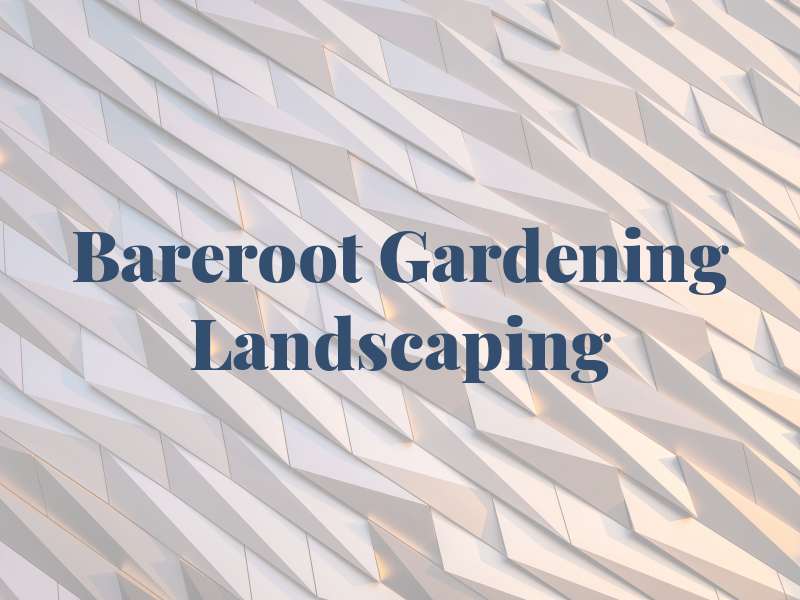 Bareroot Gardening & Landscaping