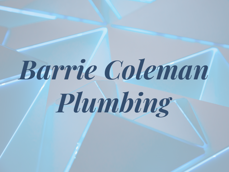 Barrie Coleman Plumbing