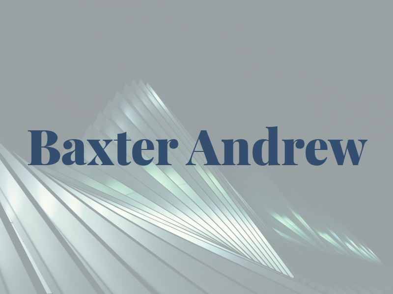 Baxter Andrew