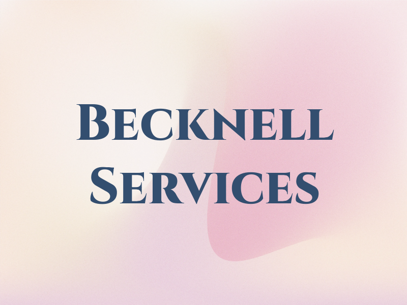 Becknell Services