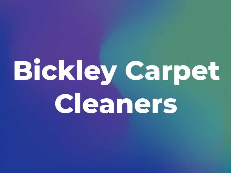 Bickley Carpet Cleaners Ltd