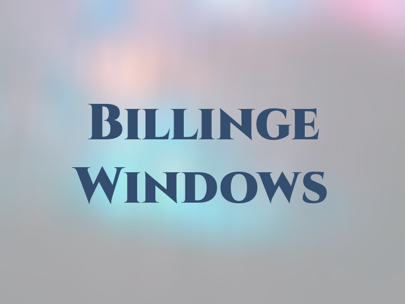 Billinge Windows
