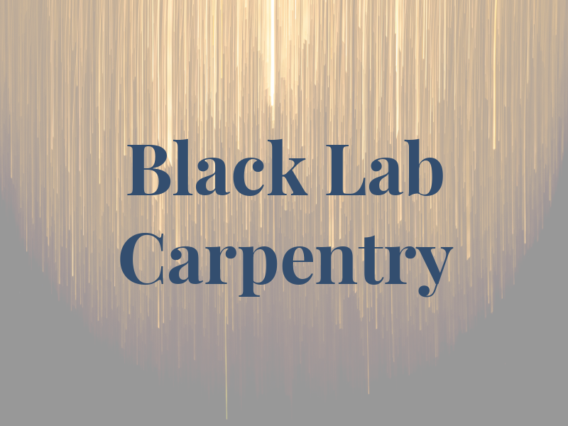 Black Lab Carpentry