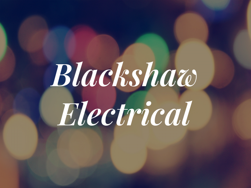 Blackshaw Electrical