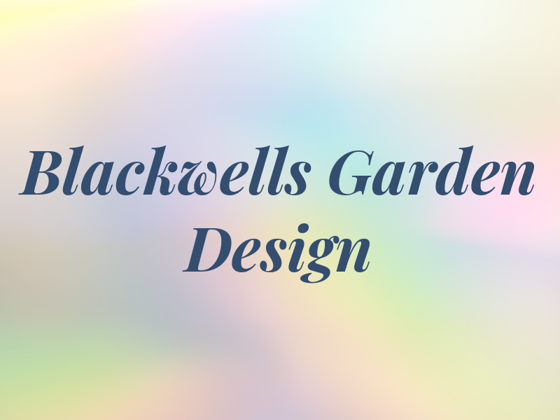 Blackwells Garden Design
