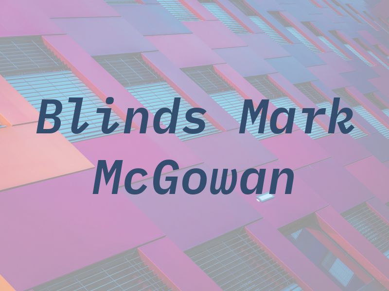 Blinds By Mark McGowan