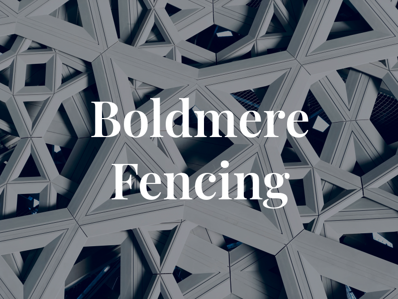 Boldmere Fencing