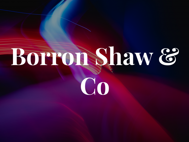 Borron Shaw & Co