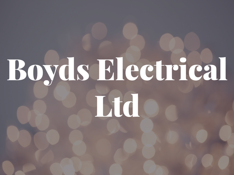 Boyds Electrical Ltd