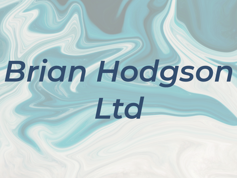 Brian Hodgson Ltd