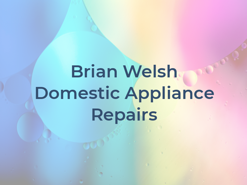 Brian Welsh Domestic Appliance Repairs