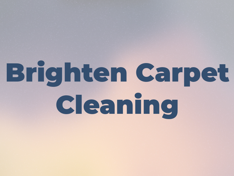 Brighten Carpet Cleaning