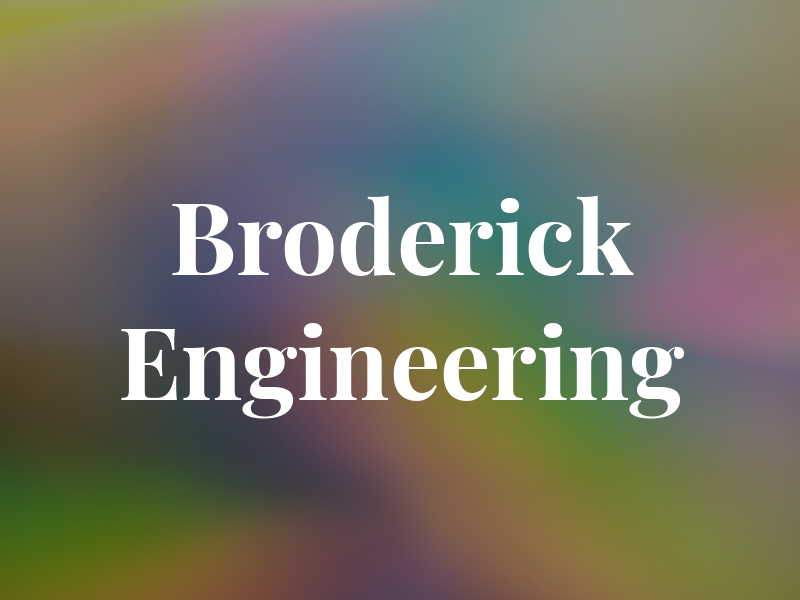 Broderick Engineering