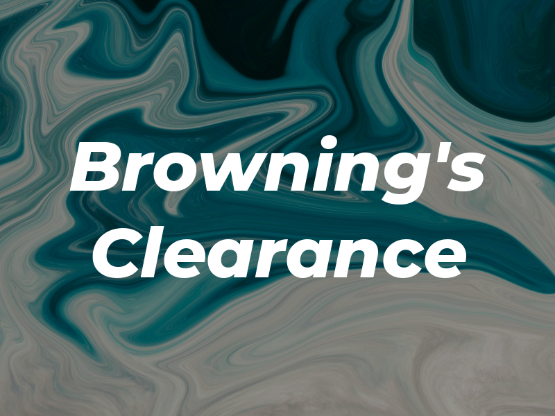 Browning's Clearance