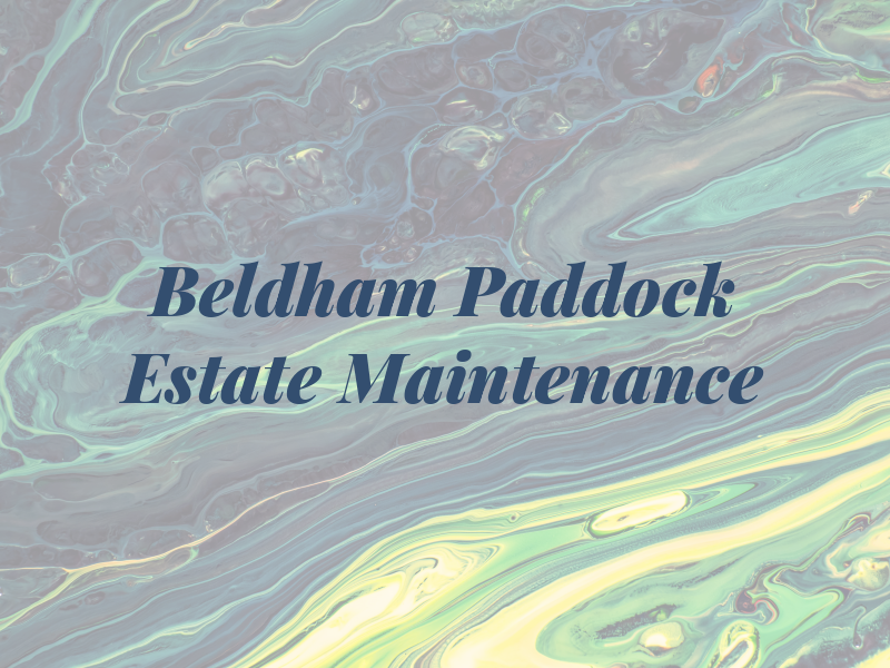 C Beldham Paddock & Estate Maintenance