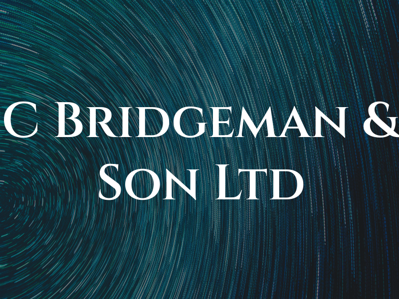 C Bridgeman & Son Ltd