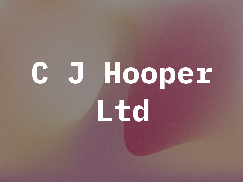 C J Hooper Ltd