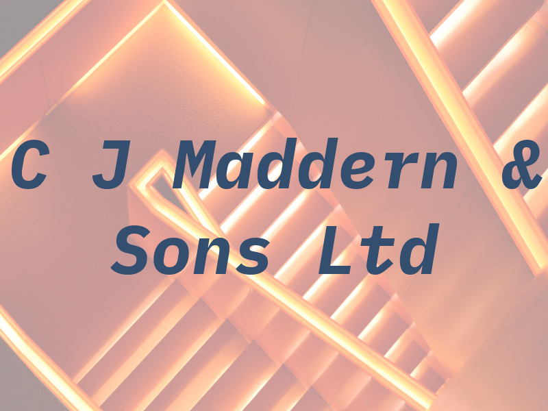 C J Maddern & Sons Ltd