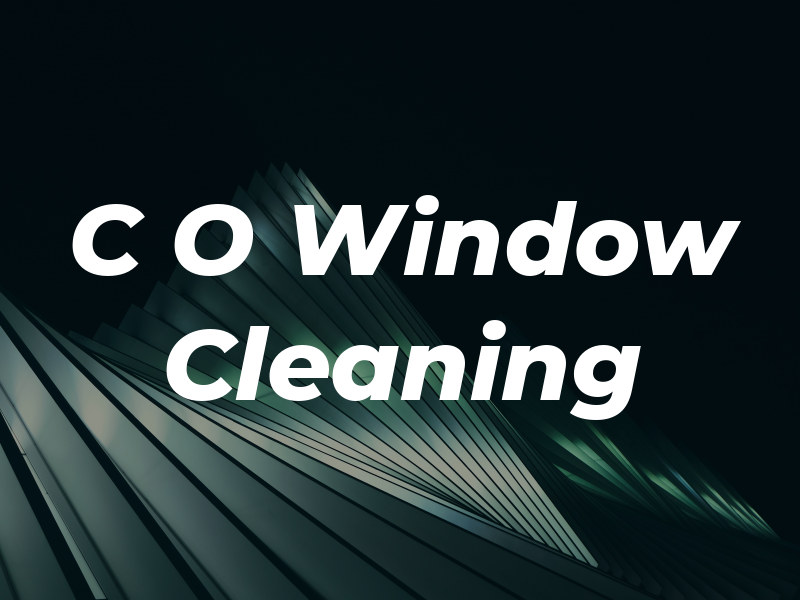 C O Window Cleaning