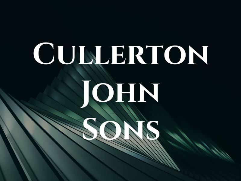 Cullerton John & Sons