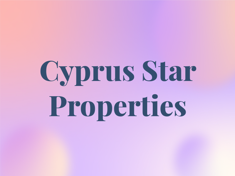 Cyprus Star Properties Ltd