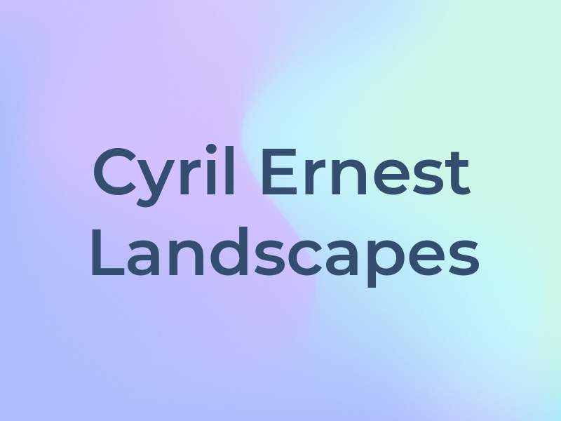 Cyril Ernest Landscapes