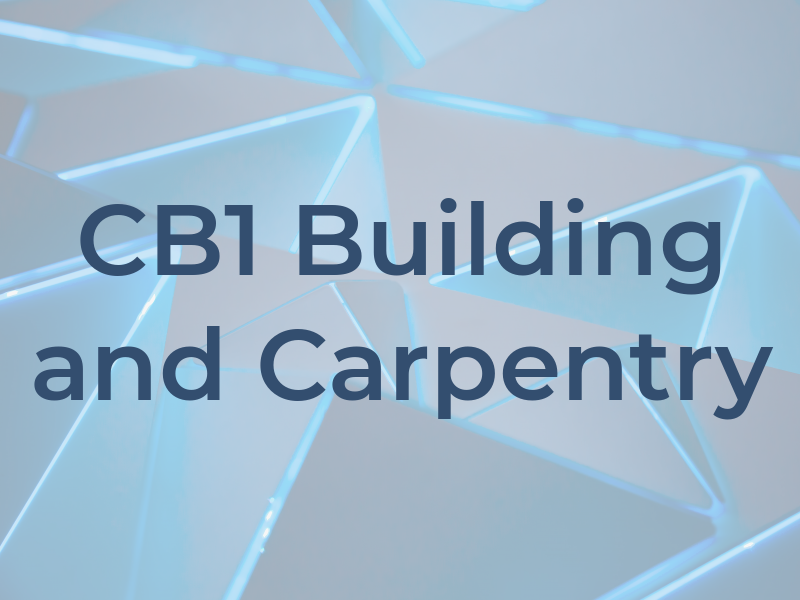 CB1 Building and Carpentry