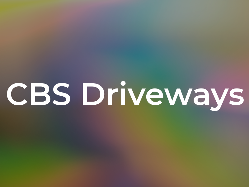 CBS Driveways