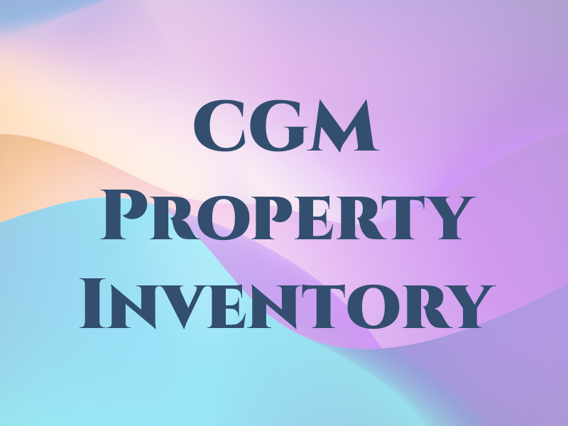 CGM Property Inventory