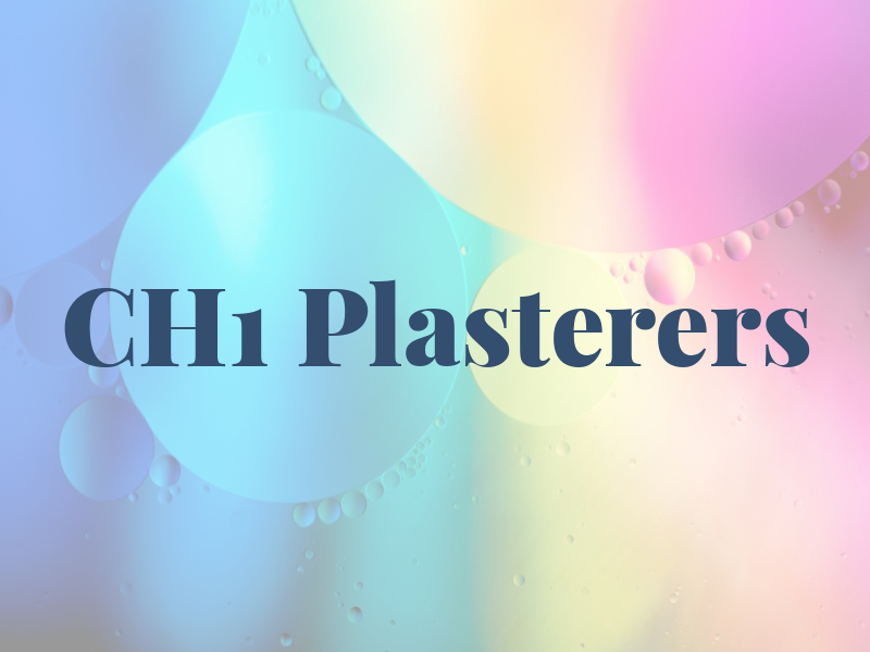 CH1 Plasterers