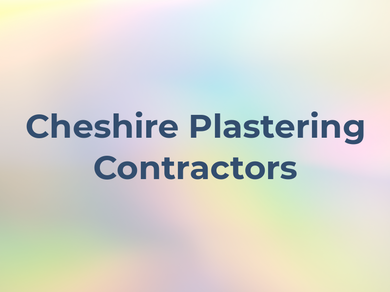 CPC Cheshire Plastering Contractors