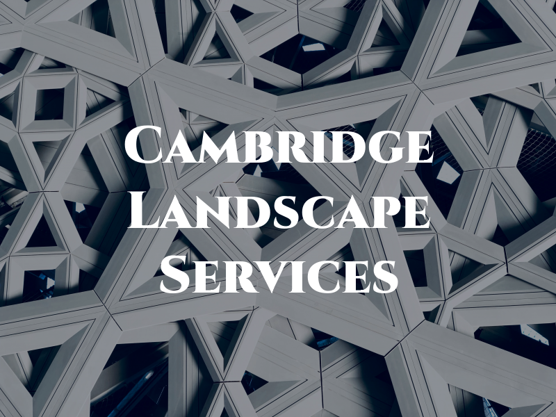 Cambridge Landscape Services