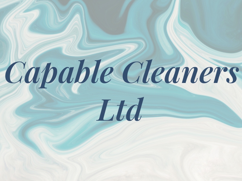 Capable Cleaners Ltd