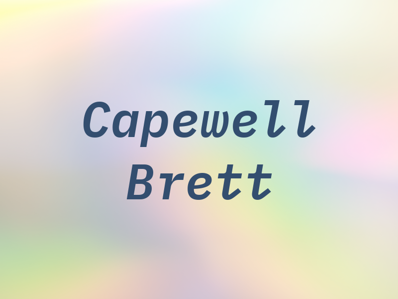 Capewell Brett