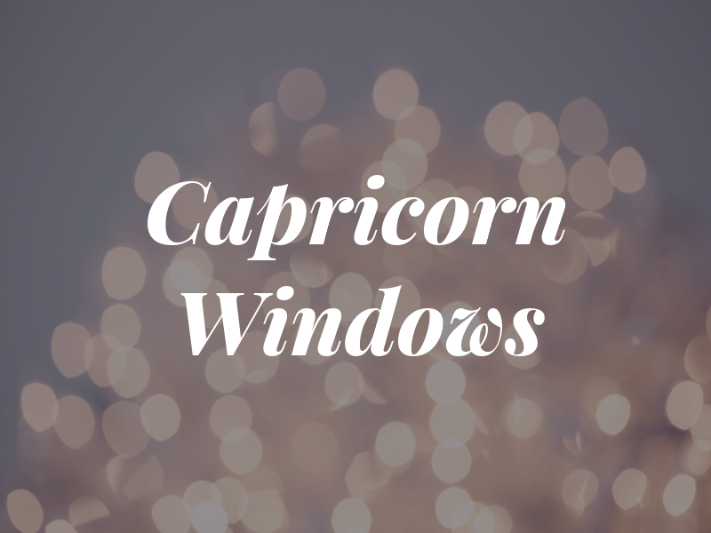 Capricorn Windows