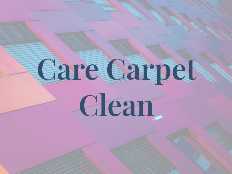 Care Carpet Clean