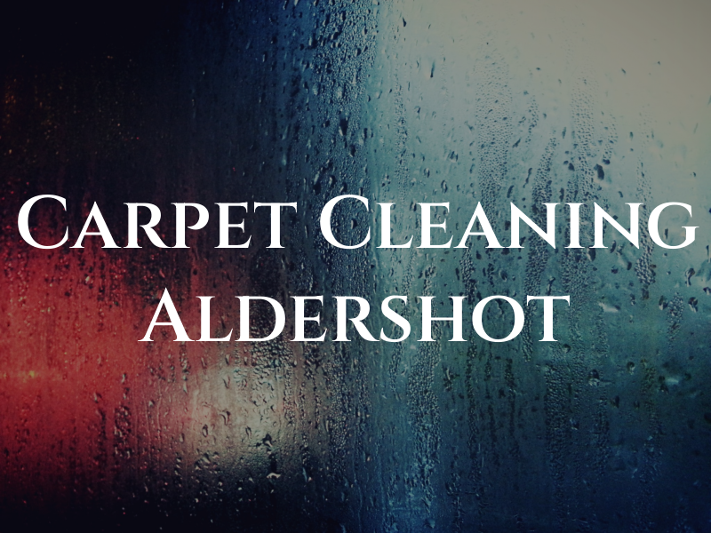 Carpet Cleaning Aldershot