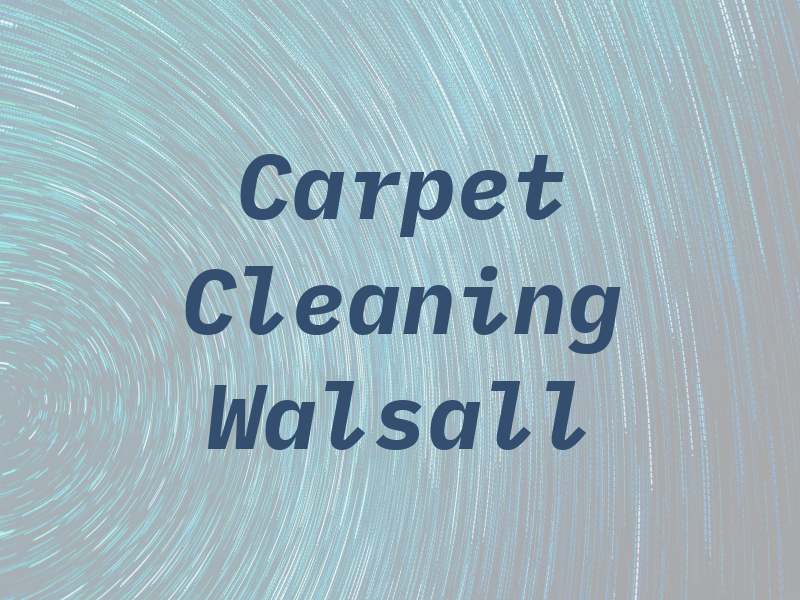 Carpet Cleaning Walsall