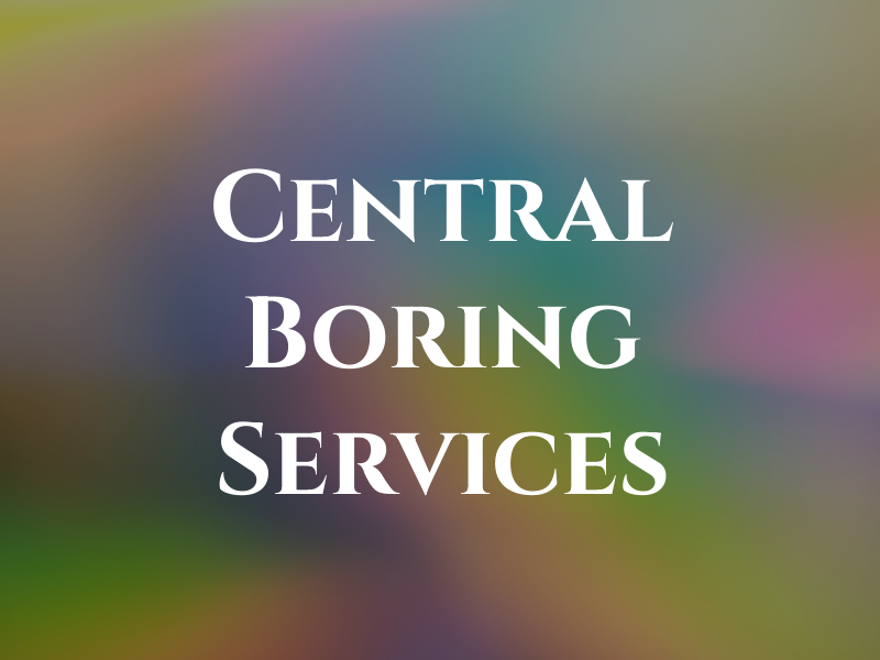 Central Boring Services Ltd