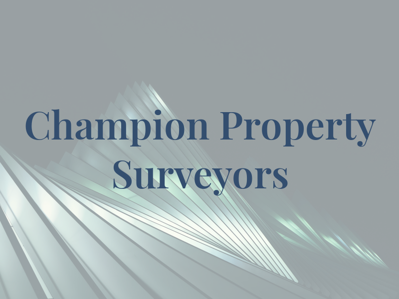 Champion Property Surveyors