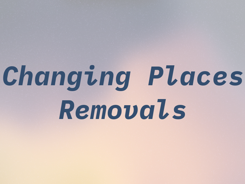 Changing Places Removals