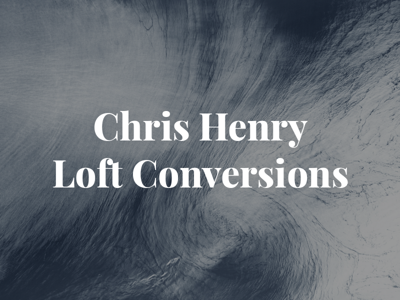 Chris Henry Loft Conversions